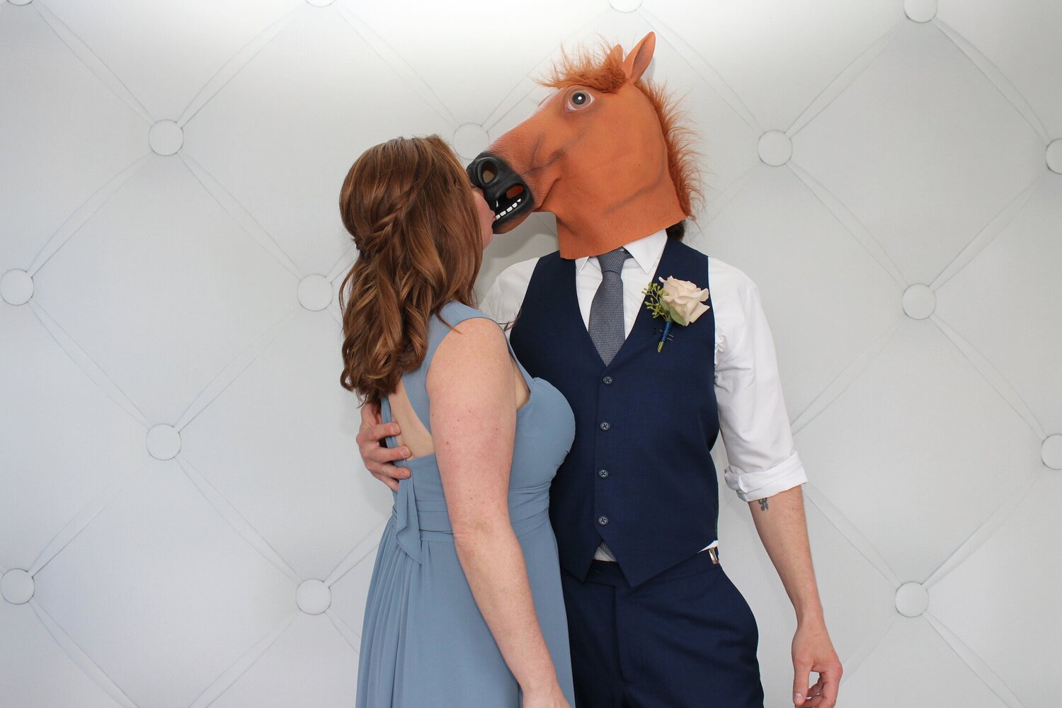 funny photo booth props horse mask